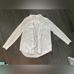 Uniqlo White Button Up Shirt (Size S)